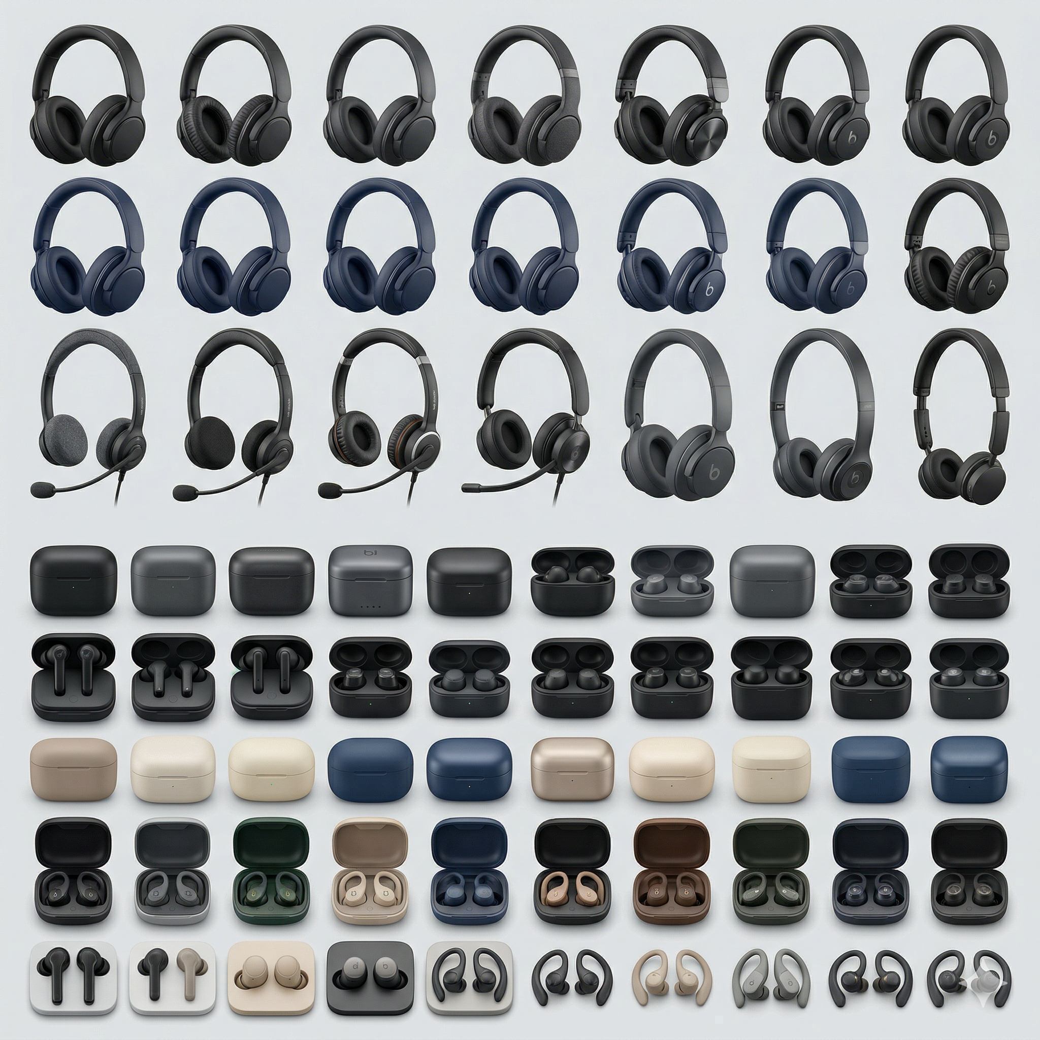 Combo 50 Auriculares JVC | In-Ear y On-Ear, Uso Diario, Audio Estéreo
