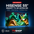 Hisense Smart TV 55" A6 Series 4K UHD | Google TV, Chromecast, HDMI, Wi-Fi