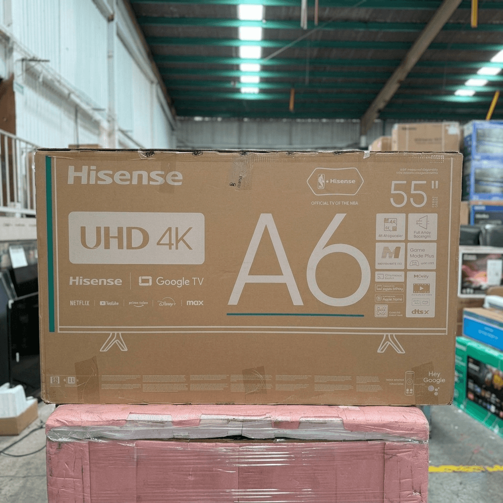 Hisense Smart TV 55" A6 Series 4K UHD | Google TV, Chromecast, HDMI, Wi-Fi